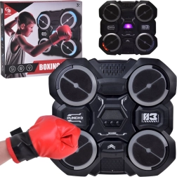 Musical boxing target for children
