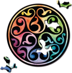 Curiosi round mini puzzle Picoli – Bud, 33 pieces