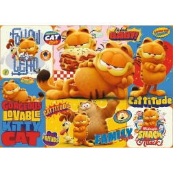 Puzzle 1000 pieces Garfield – adventure (Trefl)