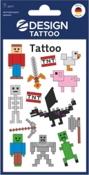 Pixel Temporary Tattoos for Kids