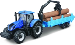 Ūkininko rinkinys: traktorius New Holland T7.315 HD su 3 priekabomis, 10 cm