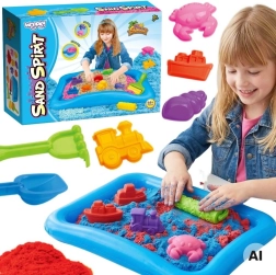 Woopie Kinetic Sand and Inflatable Sandbox Set