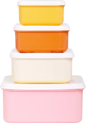 Keturių užkandinių dėžučių rinkinys A Little Lovely Company – Duha