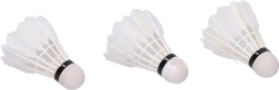 Balti badmintono kamuoliukai – 3 vnt. rinkinys