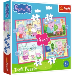 Dėlionė 4 viename: Peppa mėgsta nuotykius