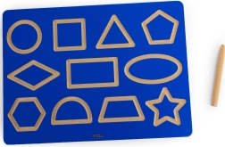 Viga grafomotorinė lentelė formos rašymo treniruotei