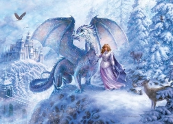 COBBLE HILL Family Puzzle Ice Dragon 350 pieces