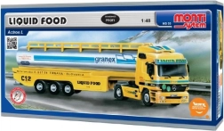Konstruktorius MONTI SYSTEM MERCEDES-BENZ Actros skystų maisto produktų cisterninis sunkvežimis 1:48