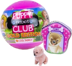 Šuniuko figūrėlė staigmenoje Puppy Club Gold Edition