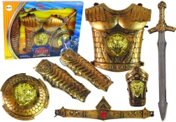 Vaikiškas karnavalinis riterio kostiumas – šarvai