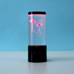 LED Lamp with Floating Jellyfish