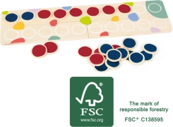 Small Foot wooden educational counting board from FSC wood