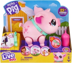 Little Live Pets interaktyvus paršelis Piggly su pavadėliu