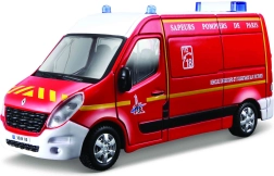 Bburago 1:50 avarinės tarnybos – Renault Master gaisrininkai/policija