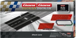 Split time measurement check lane for carrera digital 132/124 slot car tracks