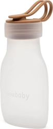 Silikoninis motinos pieno laikymo indelis NEW BABY, rudas 240 ml