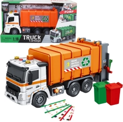 Interaktyvus Woopie šiukšliavežis su garso ir šviesos efektais, mastelis 1:16