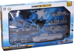 Lėktuvnešis su katapultu ir povandeniniu laivu