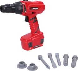 Vaikiškas akumuliatorinis gręžtuvas rinkinys 18 cm