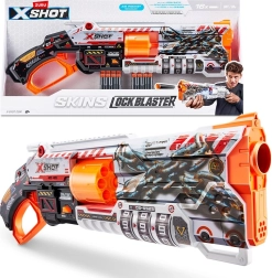 X-Shot Skins Lock putų blasteris su besisukančiu būgnu