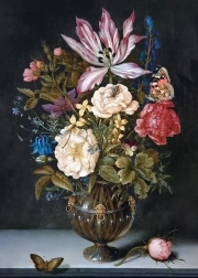 Puzzle Art: Quiet Life with Flowers 1000 Pieces