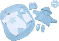 Llorens drabužėliai kūdikio lėlei, dideli 40–42 cm