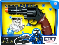 Policinis pistoletas su ženkleliu PLEJO