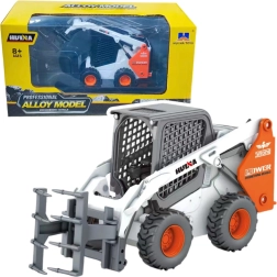 MetalinIS ratinis krautuvas su griebtuvu 1:50, baltas