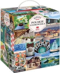Dėlionė Puzzlove Lenkijos kurortiniai miestai – 500 detalių