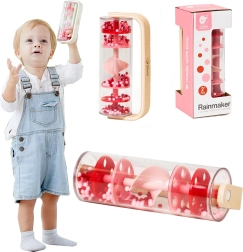 Classic World lietaus lazda su karoliukais – raudona