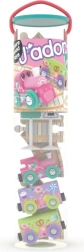 Wooden Train Track Set for Girls, 15 pcs