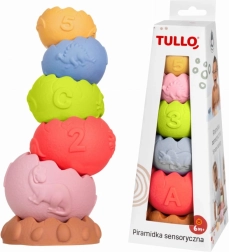 Pastelinė sensorinė piramidė Tullo