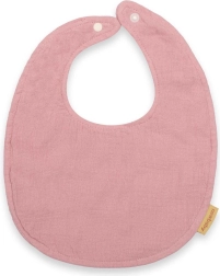 Muslino vaikiškas seilinukas New Baby rožinis