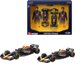 Bburago 1:43 „Formulė 1“ dvigubas rinkinys Red Bull Racing RB20 (2024) Verstappenas ir Perezas
