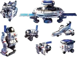 Saulės statymo rinkinys 7‑i‑1 vaikams 10+ – kosminiai modeliai su paneliu ir mikroakumuliatoriumi