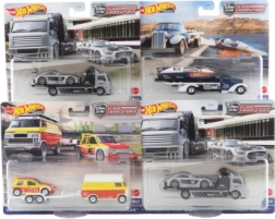 Hot Wheels Hauler and Racing Die-Cast Car