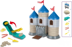 Kinetinis smėlis – statybų rinkinys piliai iš plytelių 750 g (čekų pakuotė)