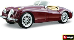 Bburago Jaguar XK 120 Roadster 1:24 raudonas (1951)