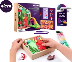 Okto modeliavimo – mažas pasaulis rėmelyje nykštukas 21 × 21 cm