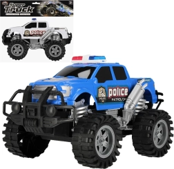 Police off-road car pull-back