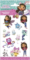 Laikinosios tatuiruotės GABBY’S DOLLHOUSE 10 × 20 cm