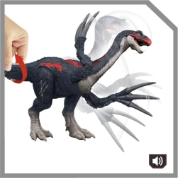 Figūrėlė JURASSIC WORLD Therizinosaurus su garsais ir atakomis