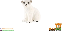 Baltojo lokio jauniklio figūrėlė, 4 cm