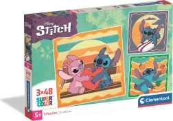 Clementoni Puzzle Stitch: Friendly Alien 3×48 Pieces