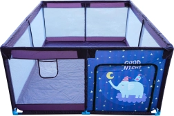 Minkšta saugi vaikų maniežas – drambliukas