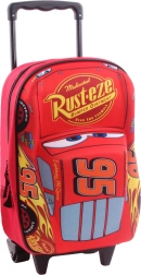 Kids’ 3D wheeled backpack Disney Pixar Cars Piston Cup 38 cm