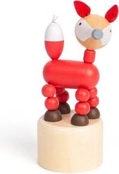 Medinė spaudoma Safari lapė nuo Bigjigs Toys