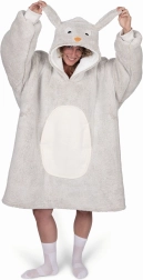 Cozy Noxxiez šilta triušio palaidinė su gobtuvu