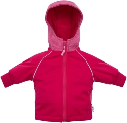 Rožinė vaikiška softshell striukė