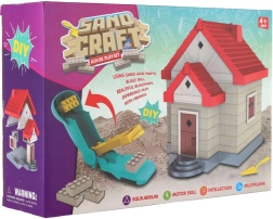 Statomo namelis iš formuojamo smėlio su priedais